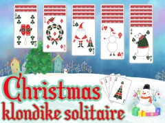 Leikur Christmas Klondike Solitaire á netinu