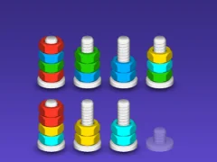 Leikur Sort Puzzle - Nuts and Bolts á netinu