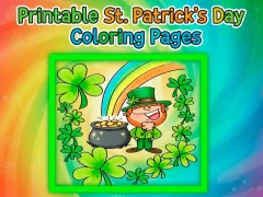 Leikur Printable St Patricks Day Coloring Pages á netinu