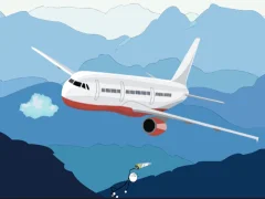 Leikur Stickman Escape - Plane and Ship á netinu