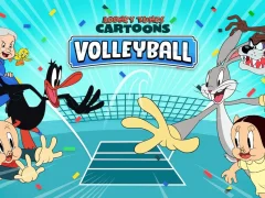 Leikur Looney Tunes Cartoons Volleyball á netinu
