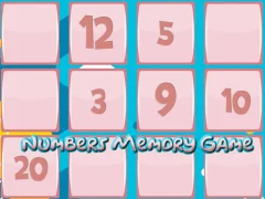 Leikur Memory Game With Numbers á netinu