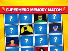 Leikur Superhero Memory Match á netinu