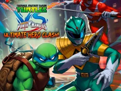 Leikur Teenage Mutant Ninja Turtles VS Power Rangers: Ultimate Hero Clash á netinu