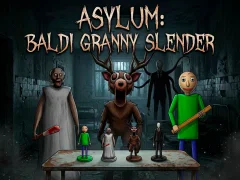 Leikur Asylum: Baldi Granny Slender á netinu