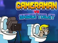 Leikur Toilet Man vs Cameraman Squid Sniper á netinu