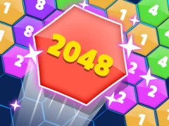 Leikur Block Hexa Merge 2048 á netinu