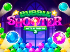 Leikur Bubble Shooter Witch Tower 2 á netinu