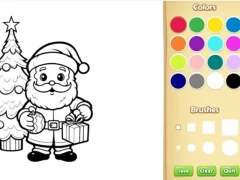 Leikur Christmas Coloring Book For Kids á netinu