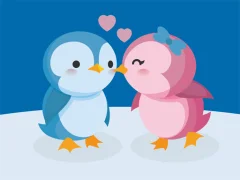 Leikur Cute Penguin Puzzle á netinu