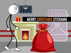 Leikur Merry Christmas Stickman á netinu