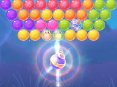 Leikur Bubble Queen Cat á netinu