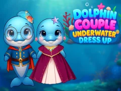 Leikur Dolphin Couple Underwater Dress Up á netinu