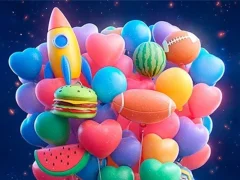 Leikur Merge 3D - Match 3 Balloons á netinu