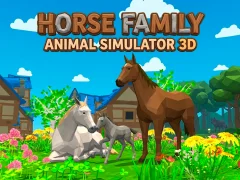 Leikur Horse Family Animal Simulator 3D á netinu