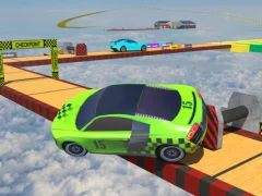 Leikur Real Impossible Sky Tracks Car Driving á netinu