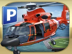 Leikur Helicopter Parking & Racing Simulator á netinu
