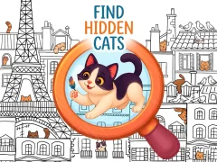 Leikur Find Hidden Cats á netinu