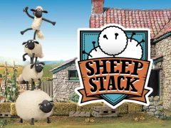 Leikur Shaun The Sheep Sheep Stack á netinu