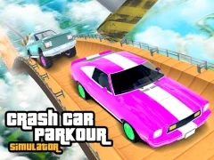 Leikur Crash Car Parkour Simulator á netinu
