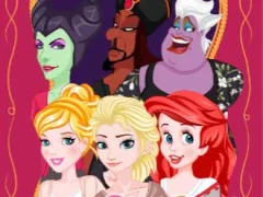 Leikur Princess vs Villain Face Swap á netinu