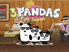 Leikur 3 Pandas In Japan HTML5 á netinu