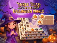Leikur The Three Tiles in the Halloween World á netinu
