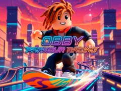 Leikur Obby Parkour Racing á netinu