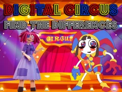 Leikur Digital Circus Find The Differences á netinu