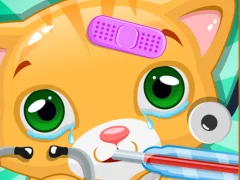 Leikur Little Cat Doctor á netinu