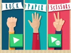 Leikur Rock Paper Scissors á netinu