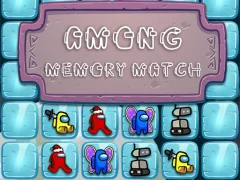 Leikur Among Memory Match á netinu