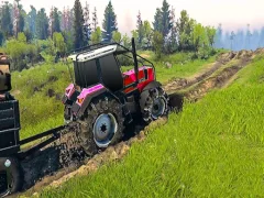 Leikur Real Chain Tractor Towing Train Simulator á netinu
