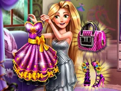 Leikur Find Rapunzel's Ball Outfit á netinu