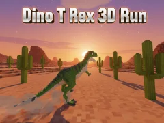 Leikur Dino T Rex 3D Run á netinu