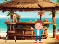 Leikur Lost Island Escape á netinu