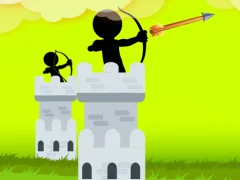Leikur Stickman Archer Castle á netinu