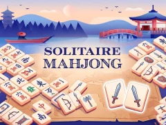 Leikur Solitaire Mahjong á netinu