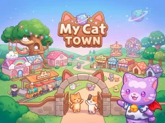 Leikur My Cat Town á netinu