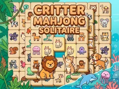Leikur Critter Mahjong Solitaire á netinu