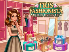 Leikur Tris Fashionista Dolly Dress Up á netinu