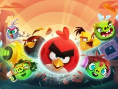 Leikur Angry Birds Mad Jumps á netinu
