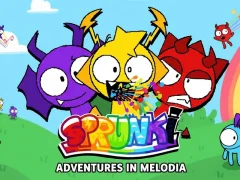 Leikur Sprunki: Adventures in Melodia á netinu