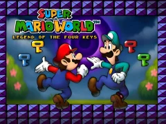 Leikur Super Mario World Legend of the Four Keys á netinu