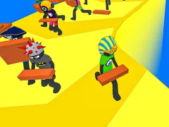 Leikur Stickman Planks Fall á netinu