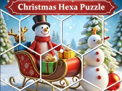 Leikur Christmas Hexa Puzzle á netinu