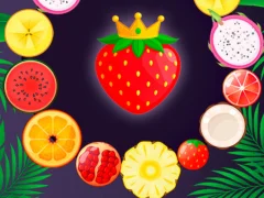 Leikur Fruit King Merge á netinu