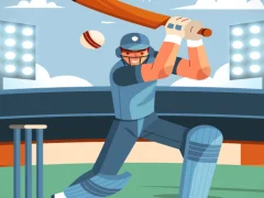 Leikur Pong Cricket á netinu
