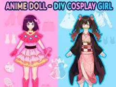 Leikur Anime Doll - DIY Cosplay Girl á netinu