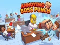 Leikur Annoying Boss Punch á netinu